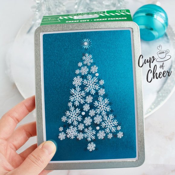✨$3 add on! 🎁Gift Card Christmas Tin Case - Picture 2 of 4